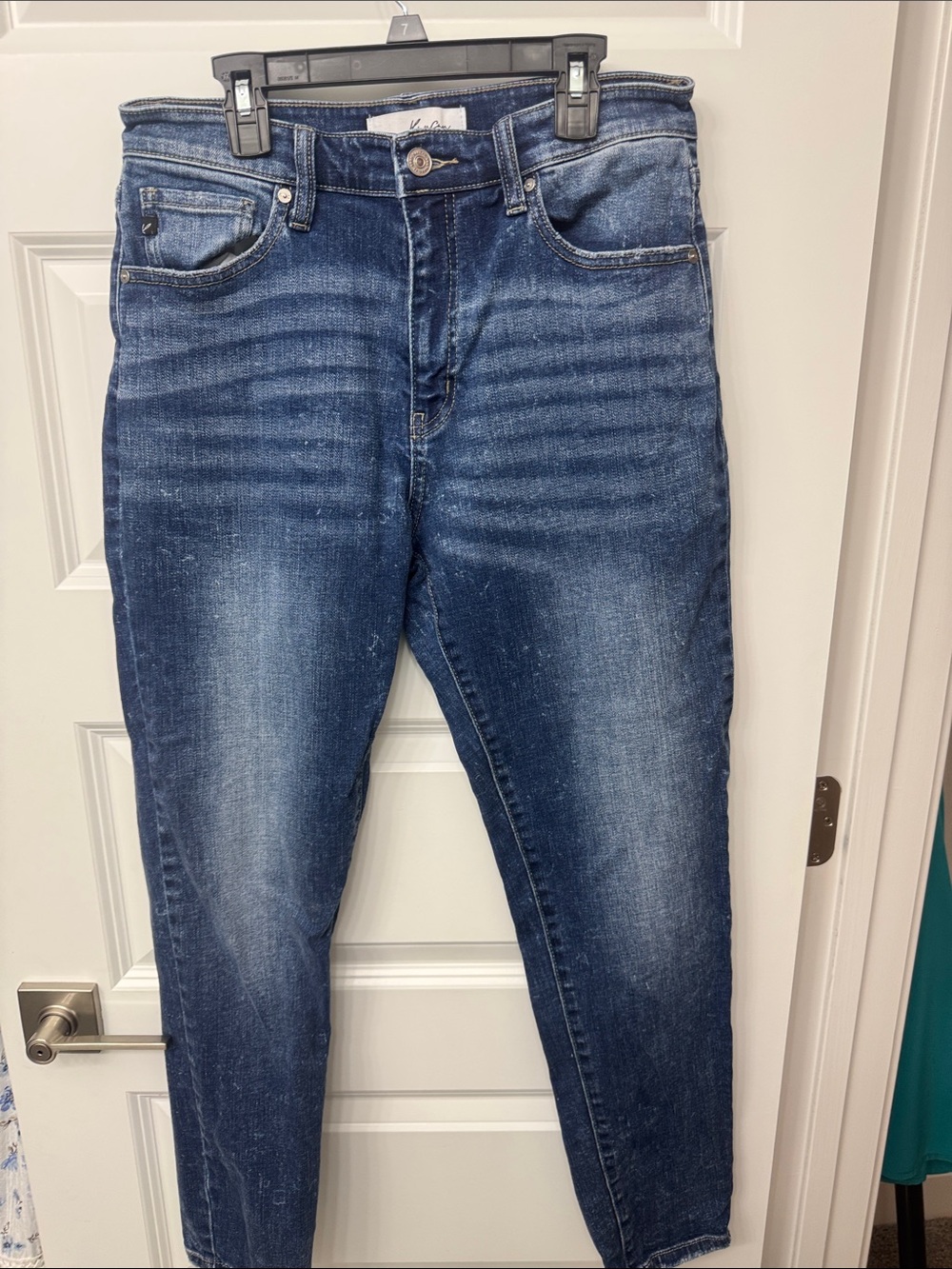 Kancan Women’s Blue Washed Slim Jeans